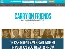 Tablet Screenshot of carryonfriends.com